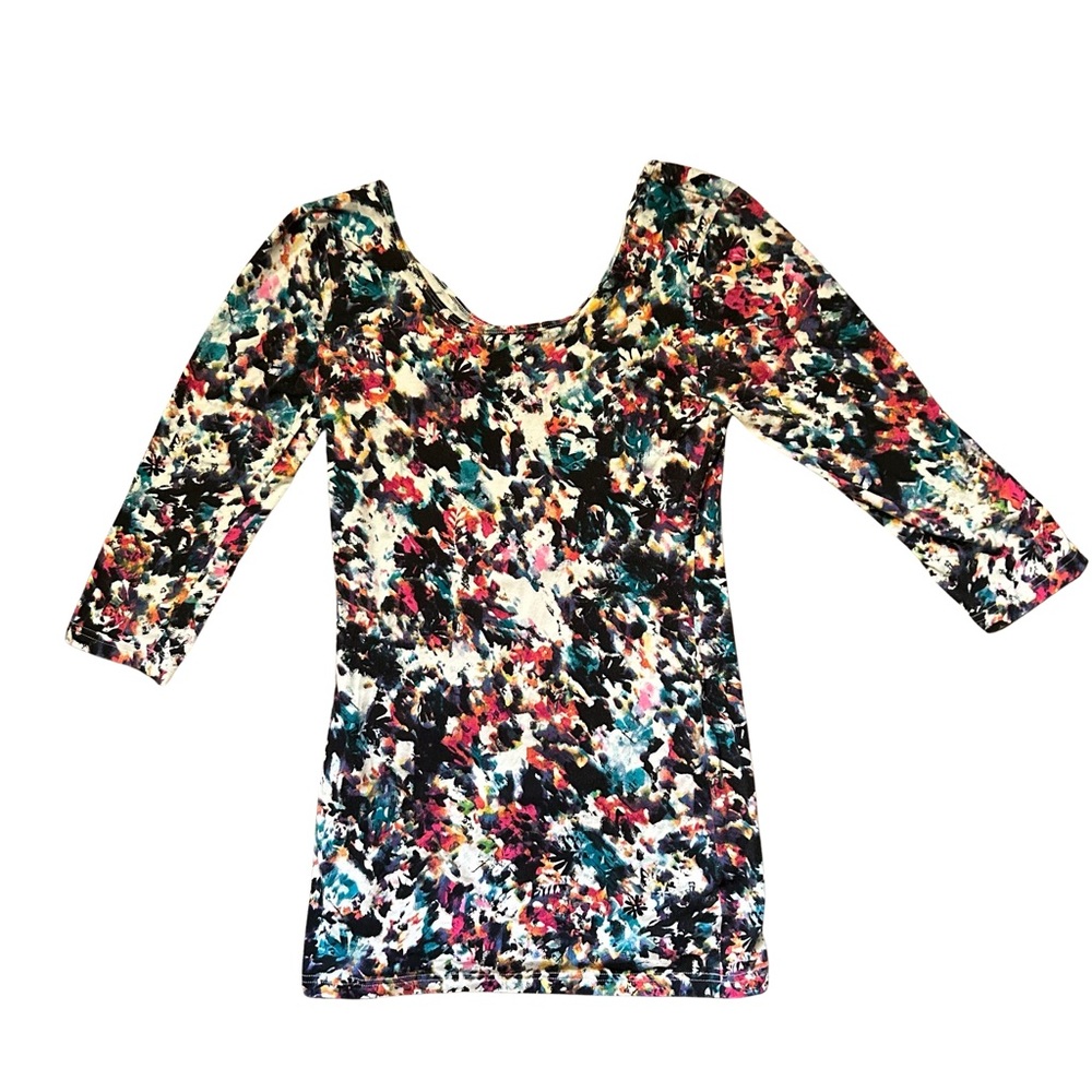 Decree Scoop Neck Tunic Dress Top Size Medium